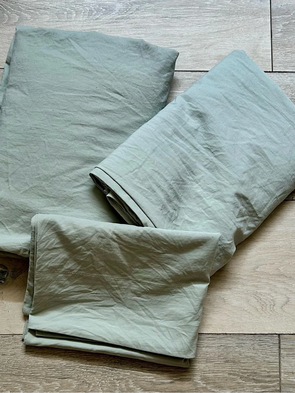 Mainstays Sage Green Cotton Sheet Set